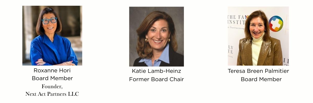 Roxanne Hori, Katie Lamb-Heinz, Teresa Breen Palmitier