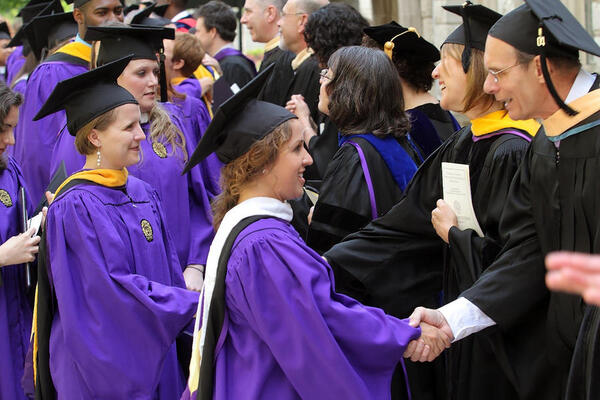 graduation ceremony northwestern university