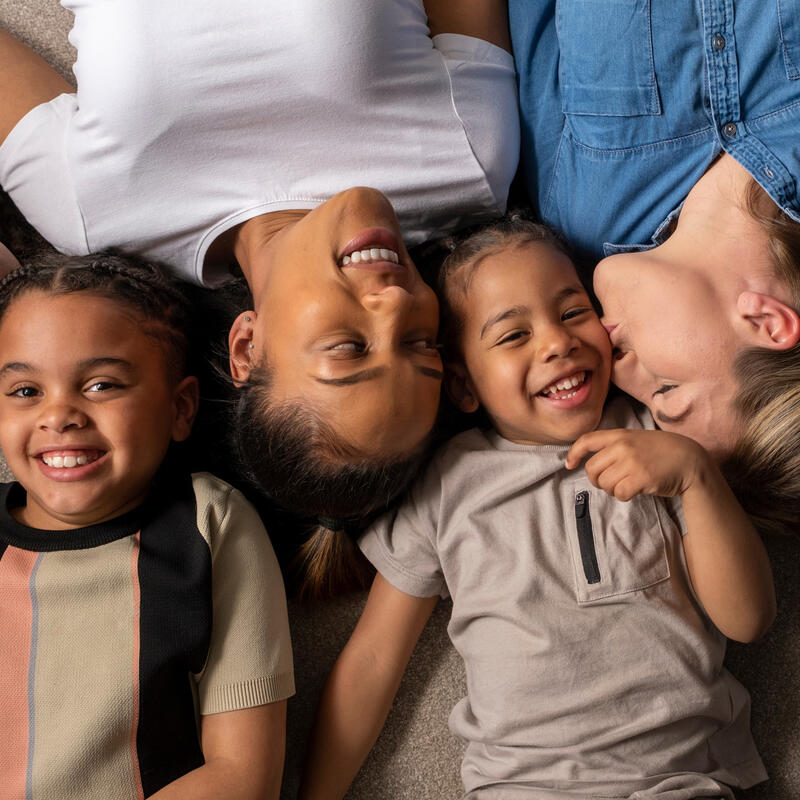 Family on the floor